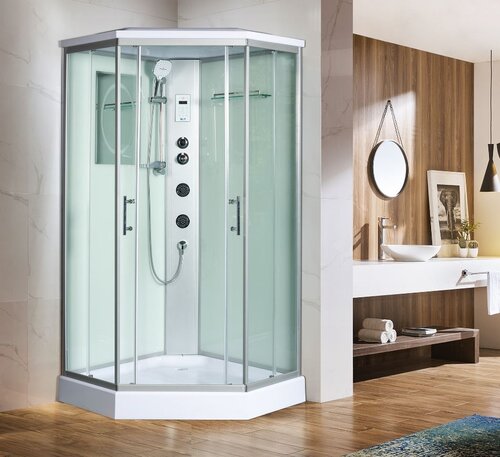 Душевая кабина Welt Wasser WW500 Nesse 1004 (100х100)