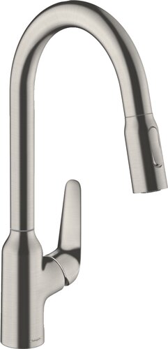 Смеситель для кухни Hansgrohe Focus M42 (71800800) (с вытяжным изливом) под сталь