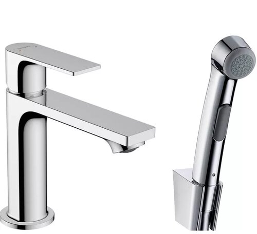 Смеситель для раковины Hansgrohe Rebris E (72216000) с гигиеническим душем