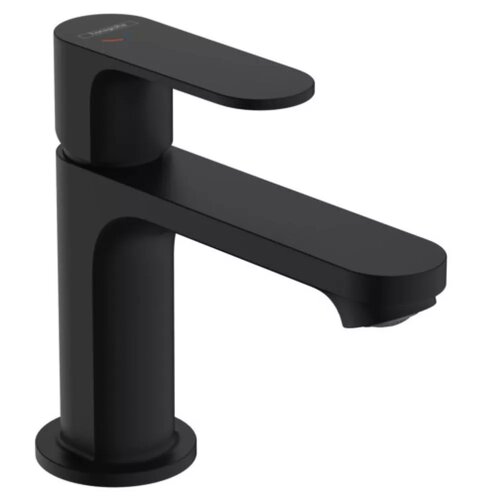 Смеситель для раковины Hansgrohe Rebris S 80 CoolStart (72584670) черный матовый
