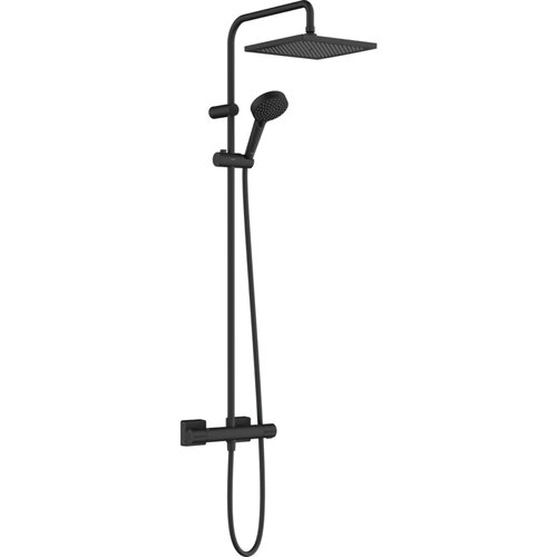 Душевая система Hansgrohe Vernis Shape Showerpipe 240 1jet 26427670 (черный матовый)