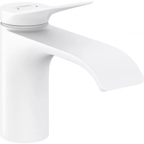 Смеситель для раковины Hansgrohe Vivenis (75010700) с донным клапаном, белый матовый