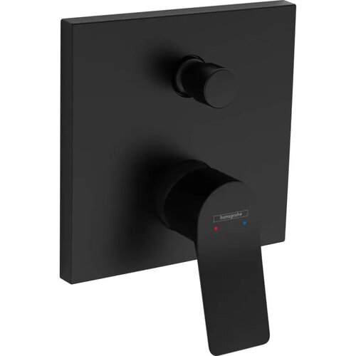 Смеситель для ванны Hansgrohe Vivenis 75415670S со скрытой частью (75415670+01800180) матовый черный