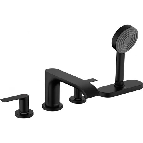 Смеситель для ванны Hansgrohe Vivenis (75444670) на борт, матовый черный