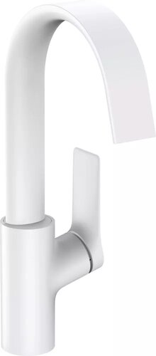 Смеситель для раковины Hansgrohe Vivenis (75032700) без донного клапана, белый матовый