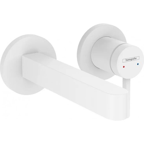 Смеситель для раковины Hansgrohe Vivenis (76051700) настенный, матовый белый (внешняя часть)