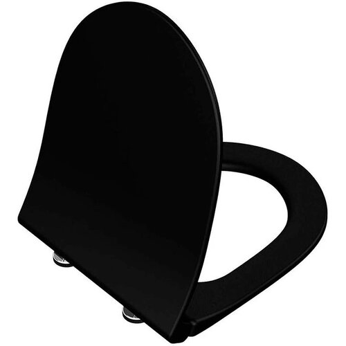 Крышка-сиденье VitrA Sento 120-483-009 с микролифтом, матовая черная