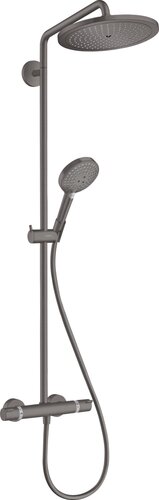 Душевая система Hansgrohe Croma Select S 280 1 режим струи 26890340 шлифованный черный хром