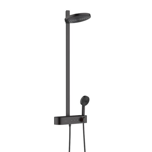 Душевая система Hansgrohe Pulsify S Showerpipe 260 2jet с термостатом для ванны 24240670 матовый черный