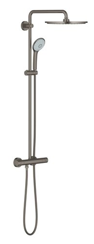 Душевая система с термостатом GROHE Euphoria System 310 26075AL0 тёмный графит, матовый