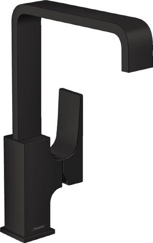 Смеситель для раковины Hansgrohe Metropol (32511670) с донным клапаном, черный матовый