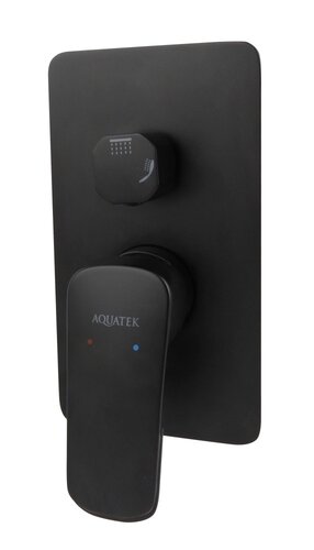 Смеситель для ванны Aquatek Вега AQ1046MB 2 режима, матовый черный