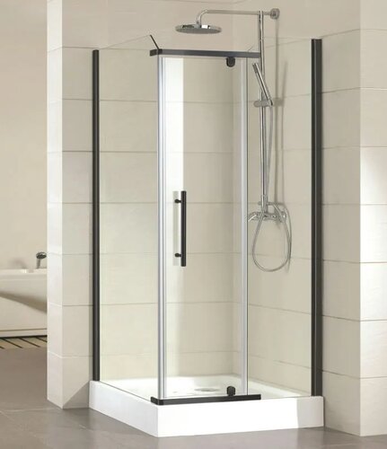 Душевой уголок Azario Edmonton (AZ-NNC1231 900 BLACK) (90х90х200 см) без поддона