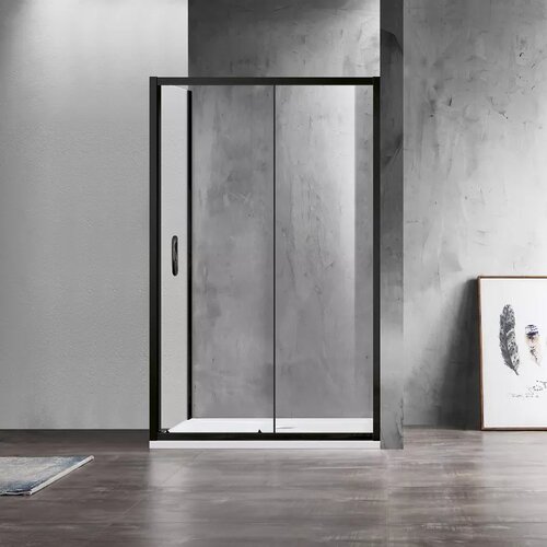 Душевой уголок Azario Milton (AZ-ND1131-R 1200 BLACK) (120х80х200 см) без поддона