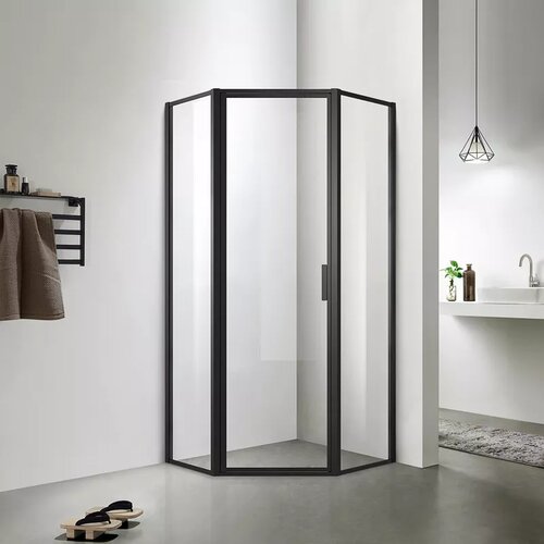 Душевой уголок Azario Richmond (AZ-NAG3231 1000 Black) (100х100х200 см)