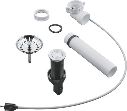 Сливной гарнитур для мойки Grohe 40986SD0 (нержавеющая сталь)