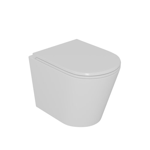 Унитаз подвесной D&K Venice (DT1026016) безободковый сиденье микролифт