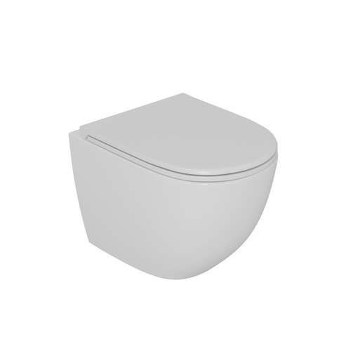 Унитаз подвесной D&K Matrix (DT1396016) безободковый сиденье микролифт