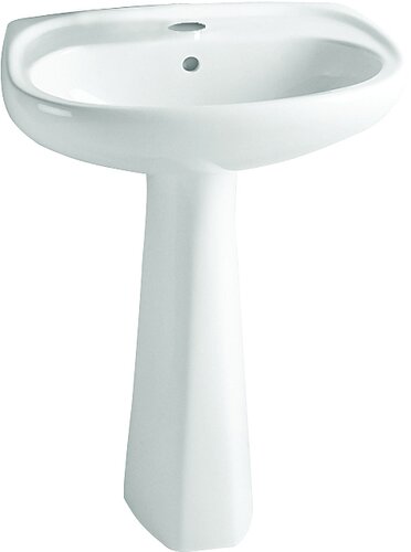 Раковина с пьедесталом Vitra Normus 9600B003-7650 (42x55x19)