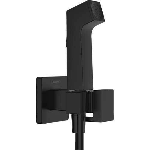 Гигиенический душ со смесителем Hansgrohe Bidette S 1 jet 29233670 матовый черный