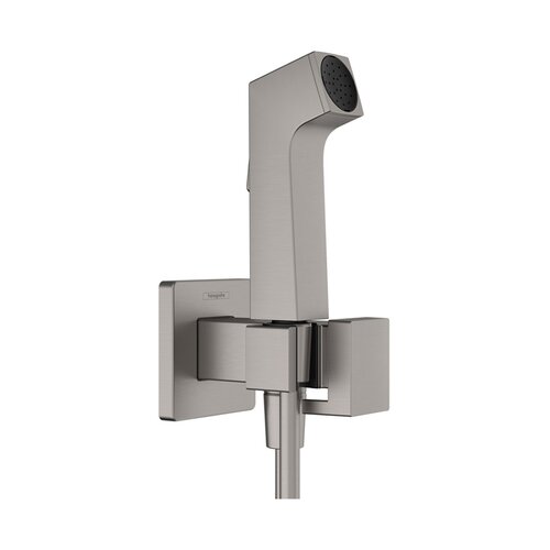 Гигиенический душ со смесителем Hansgrohe Bidette S 1 jet 29233340 шлифованный черный хром