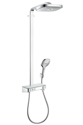 Душевая система Hansgrohe Raindance Select Push 300x190 3jet Showerpipe 27127400