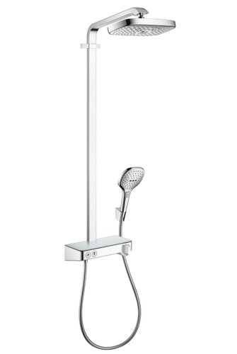 Душевая система Hansgrohe Raindance Select Push 300x160 3jet Showerpipe 27126400