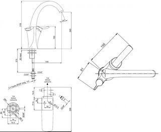 Смеситель Jacob Delafon Carafe E18865-CP