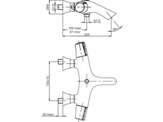Смеситель Jacob Delafon Symbol E71684-CP