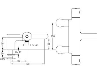 Смеситель Jacob Delafon Singulier E10871-CP