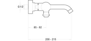 Смеситель Jacob Delafon Purist E14589-4A-CP