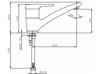 Смеситель Jacob Delafon Kandel E667RU-CP
