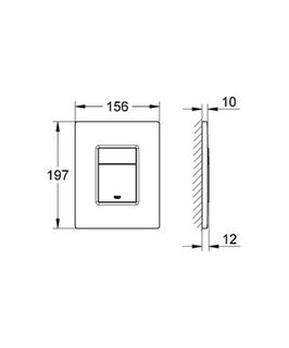 Смывная клавиша Grohe 38732SH0