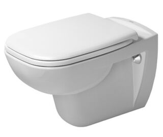 Унитаз подвесной Duravit D-Code Rimless (45700900A1) безободковый с крышкой микролифт