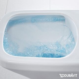 Унитаз подвесной Duravit D-Code Rimless (45700900A1) безободковый с крышкой микролифт