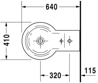 Биде напольное Duravit Starck 1 0274100000