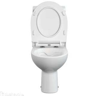 Унитаз напольный Cersanit Nature Clean On 011 3/5 DPL EO slim (65410) микролифт