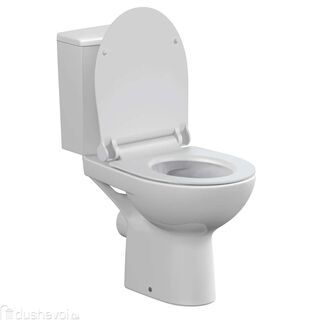 Унитаз напольный Cersanit Nature Clean On 011 3/5 DPL EO slim (65410) микролифт
