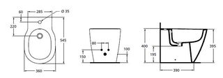 Биде напольное Ideal Standard Connect E799501