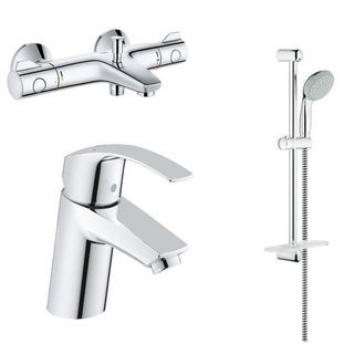 Комплект смесителей с термостатом для ванны Grohe Grohtherm 800 124422