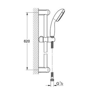 Комплект для ванны Grohe Euroeco 124428