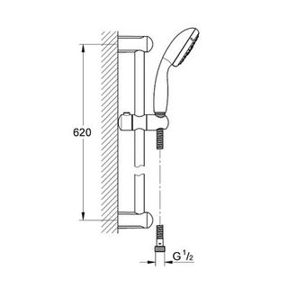 Душевой гарнитур Grohe Tempesta New 27795001