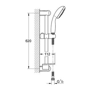 Душевой гарнитур Grohe Tempesta New 27927001
