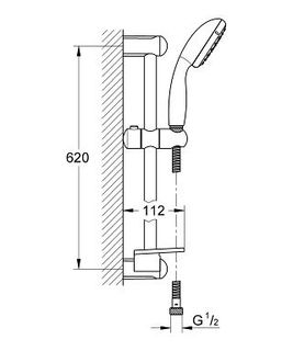 Душевой гарнитур Grohe Tempesta New 100 27926001