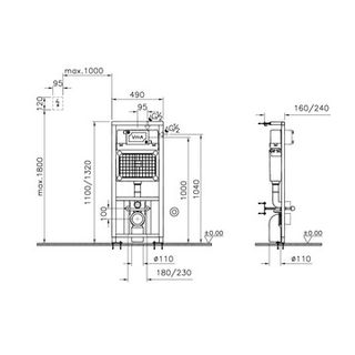 Комплект VitrA Integra Round L-box 9004B003-7202 подвесной унитаз безободковый, с микролифтом + инсталляция + кнопка
