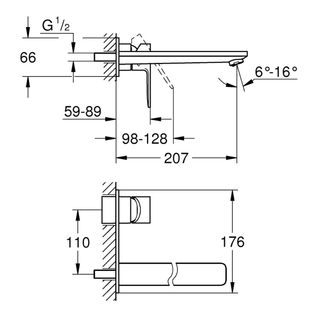 Смеситель для раковины Grohe Lineare New 23444001
