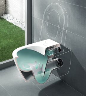 Унитаз подвесной Villeroy & Boch Subway 2.0 DirectFlush (5614R201) (безободковый) с микролифтом