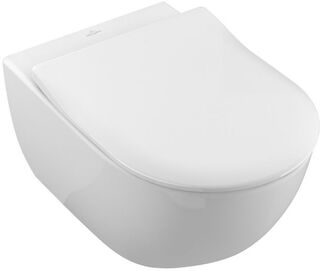 Унитаз подвесной Villeroy & Boch Subway 2.0 DirectFlush (5614R201) (безободковый) с микролифтом