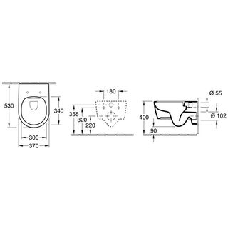 Унитаз подвесной Villeroy & Boch Avento Directflush 5656HR01 с микролифтом