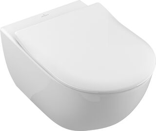 Унитаз подвесной Villeroy & Boch Subway 2.0 DirectFlush 5614R2R1 CeramicPlus (безободковый) с микролифтом